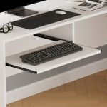 ΓΩΝΙΑΚΟ ΓΡΑΦΕΙΟ SHIG HM2135.03 MDF ΣΕ ΛΕΥΚΟ 140x120x75Υεκ - Image 5