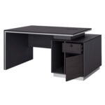 ΓΡΑΦΕΙΟ ΕΠΑΓΓΕΛΜΑΤΙΚΟ ΜΕ ΔΕΞΙΟ ΝΤΟΥΛΑΠΙ ROSEWOOD HM2087R 160X80X76Υ εκ. - Image 3