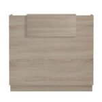 ΓΡΑΦΕΙΟ ΥΠΟΔΟΧΗΣ (RECEPTION) BARRY HM2152.01 ΜΕΛΑΜΙΝΗ ΣΕ SONAMA 120x70x110Υεκ. - Image 3