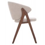 ΚΑΡΕΚΛΑ HANA HM9746.11 RUBBERWOOD ΣΕ ΜΑΥΡΟ ΧΡΩΜΑ-ΓΚΡΙ ΥΦΑΣΜΑ 55,5x60x85Yεκ. - Image 4