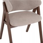 ΚΑΡΕΚΛΑ HANA HM9746.11 RUBBERWOOD ΣΕ ΜΑΥΡΟ ΧΡΩΜΑ-ΓΚΡΙ ΥΦΑΣΜΑ 55,5x60x85Yεκ. - Image 8
