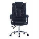 ΚΑΡΕΚΛΑ ΓΡΑΦΕΙΟΥ ΔΙΕΥΘΥΝΤΙΚΗ KYRON HM1221.01 ΜΑΥΡO PU--ΒΑΣΗ ΧΡΩΜΙΟΥ 65x46x112Υεκ - Image 3