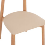 KΑΡΕΚΛΑ ΤΡΑΠΕΖΑΡΙΑΣ OSORIO HM18335.11 RUBBERWOOD ΦΥΣΙΚΟ-ΕΚΡΟΥ PU 51x55x74Υεκ - Image 8