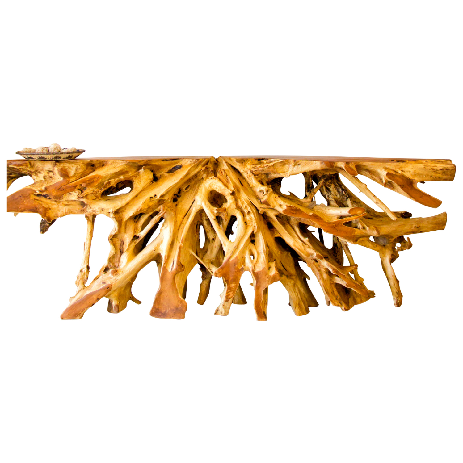 konsola-fb99369-apo-masif-xylo-teak-fysi ΚΟΝΣΟΛΑ HM9369 ΑΠΟ ΜΑΣΙΦ ΞΥΛΟ ΤEAK ΦΥΣΙΚΟ 120Χ40Χ70Y EK. - Image 1