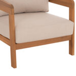 LOUNGE ΣΕΤ SOLARA HM10892 ΤΡΑΠΕΖΑΚΙ & 2 ΠΟΛΥΘΡΟΝΕΣ--ΞΥΛΟ ΑΚΑΚΙΑΣ--ΕΚΡΟΥ ΜΑΞΙΛΑΡΙΑ - Image 7