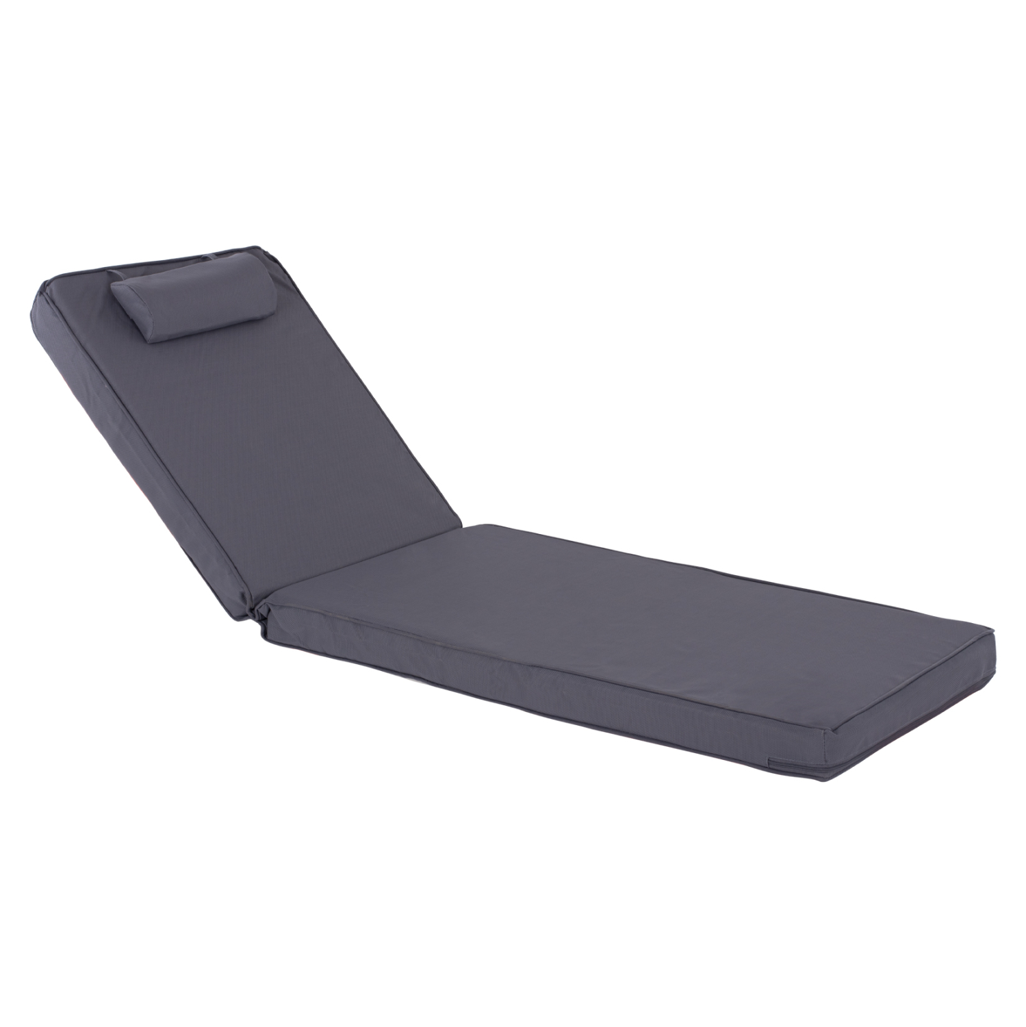 maxilari-xaplostras-textilene-gkri-fb911 ΜΑΞΙΛΑΡΙ ΞΑΠΛΩΣΤΡΑΣ TEXTILENE 600gr SIFNOS ΓΚΡΙ HM11236.30T 196(117+1+78)x58x9εκ. - Image 1