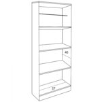 ΝΤΟΥΛΑΠΑ 2ΦΥΛΛΗ BAILEY ΜΕ ΤΡΙΑ ΡΑΦΙΑ HM337.02 SONAMA 60Χ42Χ180Υεκ. - Image 3