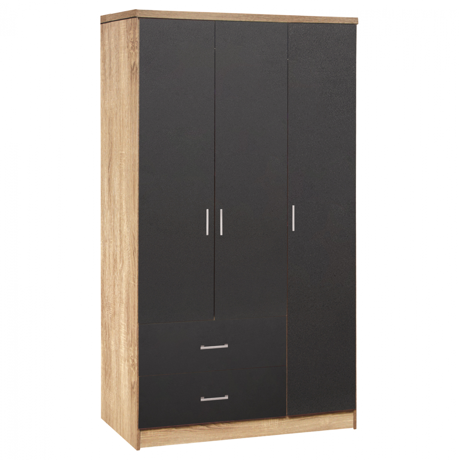 ntoylapa-3fylli-me-2-syrtaria-fb934004-s ΝΤΟΥΛΑΠΑ 3ΦΥΛΛΗ ME 2 ΣΥΡΤΑΡΙΑ CAESAR HM340.04 SONAMA ΜΕ ΓΚΡΙ 89x42,5Χ181εκ. - Image 1