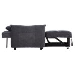ΠΟΛΥΘΡΟΝΑ-ΚΡΕΒΑΤΙ ORYN HM3307.01 ΓΚΡΙ ΥΦΑΣΜΑ 85x88x78Υεκ. - Image 6