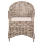 ΠΟΛΥΘΡΟΝΑ ΜΕ ΕΚΡΟΥ ΜΑΞΙΛΑΡΙ KEYLA HM9536 ΚΑΦΕ RATTAN 63x65x87Υεκ. - Image 3