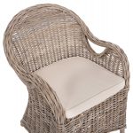 ΠΟΛΥΘΡΟΝΑ ΜΕ ΕΚΡΟΥ ΜΑΞΙΛΑΡΙ KEYLA HM9536 ΚΑΦΕ RATTAN 63x65x87Υεκ. - Image 7