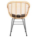 ΠΟΛΥΘΡΟΝΑ ΜΕ ΜΑΞΙΛΑΡΙ ΜΕΤΑΛΛΙΚΗ ALLEGRA HM5450.31 ΜΕ WICKER ΜΠΕΖ 58x59x82Υ - Image 6