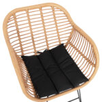 ΠΟΛΥΘΡΟΝΑ ΜΕ ΜΑΞΙΛΑΡΙ ΜΕΤΑΛΛΙΚΗ ALLEGRA HM5450.31 ΜΕ WICKER ΜΠΕΖ 58x59x82Υ - Image 7
