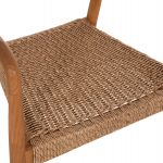 ΠΟΛΥΘΡΟΝΑ ΤΡΑΠΕΖΑΡΙΑΣ ROBBY HM18350 ΞΥΛΟ TEAK & ΣΧΟΙΝΙ VIRO ΦΥΣΙΚΟ 55x50x71Υεκ. - Image 8