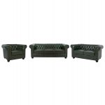 ΣΕΤ ΣΑΛΟΝΙ 3ΤΜΧ MOBAR HM10912.08 PU ΔΕΡΜΑ Τ.CHESTERFIELD ΚΥΠΑΡΙΣΣΙ