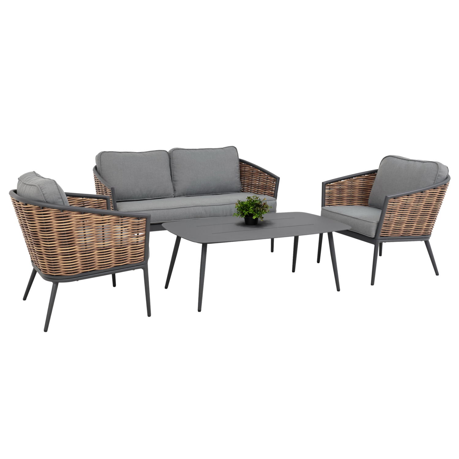 set-saloni-4tmch-fb9655201-aloyminio-max ΣΕΤ ΣΑΛΟΝΙ 4ΤΜΧ CASSIAN HM6552.01 ΑΛΟΥΜΙΝΙΟ & ΜΑΞΙΛΑΡΙΑ ΓΚΡΙ-ΜΠΕΖ P.E.RATTAN - Image 1