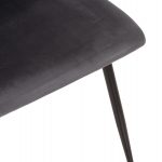 ΣΕΤ ΤΡΑΠΕΖΑΡΙΑΣ 5ΤΜΧ LATRELL HM21192 ΤΡΑΠΕΖΙ ΚΕΡΑΜΙΚΟ TOP-ΒΕΛΟΥΔΟ ΓΚΡΙ ΚΑΡΕΚΛΕΣ - Image 5