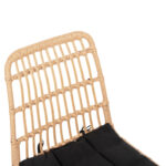 ΣΕΤ ΤΡΑΠΕΖΑΡΙΑΣ 7ΤΜΧ ALLEGRA HM10495 WICKER ΜΠΕΖ-ΜΕΤΑΛΛΟ ΜΑΥΡΟ - Image 9