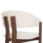 ΣΕΤ ΤΡΑΠΕΖΑΡΙΑΣ 7ΤΜΧ ZARRA HM21338.01 ΤΡΑΠΕΖΙ ΑΠΟ MDF--ΚΑΡΕΚΛΕΣ ΜΕ ΜΠΟΥΚΛΕ ΥΦΑΣΜΑ - Image 6