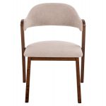 ΣΕΤ ΤΡΑΠΕΖΑΡΙΑΣ 9ΤΜΧ RIDER HM21341 ΤΡΑΠΕΖΙ ΑΠΟ MDF--ΚΑΡΕΚΛΕΣ RUBBERWOOD & ΥΦΑΣΜΑ - Image 4