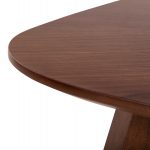 ΣΕΤ ΤΡΑΠΕΖΑΡΙΑΣ 9ΤΜΧ RIDER HM21341 ΤΡΑΠΕΖΙ ΑΠΟ MDF--ΚΑΡΕΚΛΕΣ RUBBERWOOD & ΥΦΑΣΜΑ - Image 9