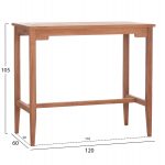 ΣΕΤ ΤΡΑΠΕΖΙ ΜΕ 4 ΣΚΑΜΠΟ ΜΠΑΡ NIKOL HM10916 ΞΥΛΟ TEAK ΣΕ ΦΥΣΙΚΟ ΧΡΩΜΑ - Image 2
