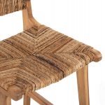 ΣΚΑΜΠΟ ΜΠΑΡ WALTER HM9842 ΞΥΛO TEAK ΣΕ ΦΥΣΙΚΟ-ΨΑΘΑ 46x55x96Υεκ. - Image 8