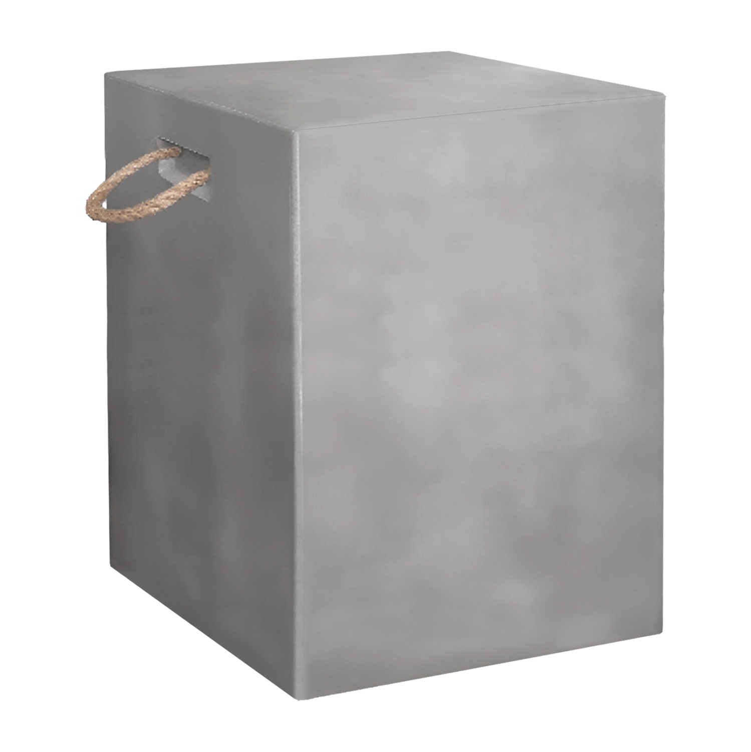 skampo-tetragono-me-cheroylia-fb9658101- ΣΚΑΜΠΟ ΤΕΤΡΑΓΩΝΟ FIBER CEMENT ΜΕ ΧΕΡΟΥΛΙΑ ZAK HM6581.01 ΣΕ ΓΚΡΙ 36x36x43Υεκ - Image 1