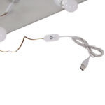 ΤΟΥΑΛΕΤΑ ΜΕ ΦΩΤΙΣΜΟ LED-ΡΑΦΙΑ-ΣΥΡΤΑΡΙΑ LAURYN HM2502.03 ΛΕΥΚΟ 108x40x140Υεκ - Image 7