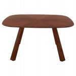 ΤΡΑΠΕΖΙ ΤΡΑΠΕΖΑΡΙΑΣ RINER HM9733 MDF ΜΕ ΚΑΠΛΑΜΑ ΚΑΡΥΔΙΑΣ 150x150x75Υ εκ. - Image 3