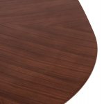 ΤΡΑΠΕΖΙ ΤΡΑΠΕΖΑΡΙΑΣ RINER HM9733 MDF ΜΕ ΚΑΠΛΑΜΑ ΚΑΡΥΔΙΑΣ 150x150x75Υ εκ. - Image 8