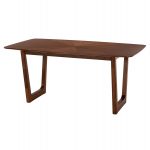 ΤΡΑΠΕΖΙ ΤΡΑΠΕΖΑΡΙΑΣ RINER ΟΡΘΟΓΩΝΙΟ HM9745 MDF ΜΕ ΚΑΠΛΑΜΑ ΚΑΡΥΔΙΑΣ 180x90x76εκ. - Image 4