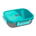 Φαγητοδοχείο 1100ml PP Πλαστικό με κουτάλι 21,7x16,5x6,2 εκ. Blue Must Team