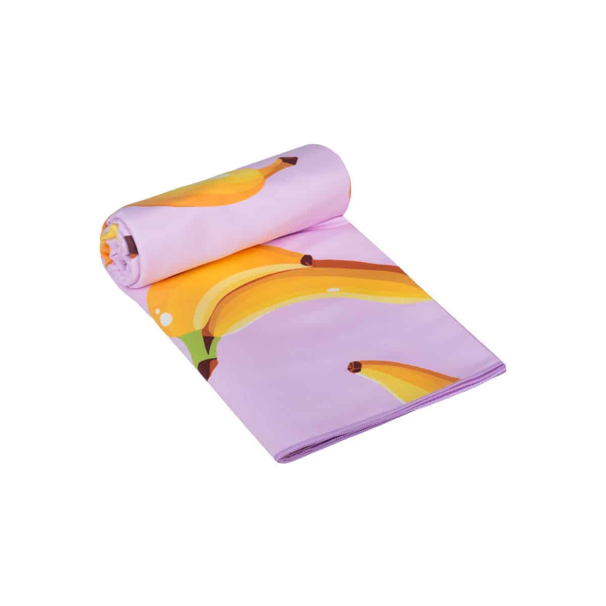 0017922_-microfiber-banana-mood ESTIA ΠΕΤΣΕΤΑ ΘΑΛΑΣΣΗΣ MICROFIBER ΜΕ ΤΣΑΝΤΑΚΙ BANANA MOOD - Image 1