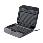 ESTIA ΤΟΣΤΙΕΡΑ BLACK & INOX 2 ΘΕΣΕΩΝ 800W ΜΕ ΑΠΟΣΠΩΜΕΝΕΣ ΑΝΤΙΚΟΛΛΗΤΙΚΕΣ ΠΛΑΚΕΣ - Image 3