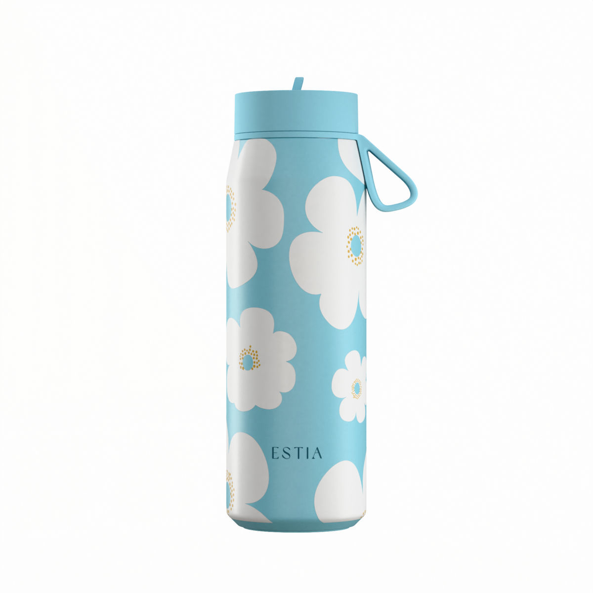 0018076_-pulse-save-the-aegean-500ml-blue-daisy ESTIA ΘΕΡΜΟΣ PULSE SAVE THE AEGEAN 500ml BLUE DAISY - Image 1