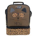 Τσαντάκι Φαγητού Ισοθερμικό Yummy Meow 2 Θήκες  Must Team