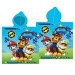 Πετσέτα Θαλάσσης Ποντσο Microfiber Paw Patrol 100x50cm