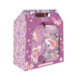 Σετ Φαγητού Butterflies Lilac Φαγητοδοχείο PP 800ml-Παγούρι Ανοξείδωτο 500ml  Must Team