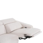 ΚΑΝΑΠΕΣ ΑΡΙΣΤΕΡΗ ΓΩΝΙΑ 3Θ ΜΕ RECLINE VALENTE HM3317.02L ΜΠΕΖ ΥΦΑΣΜΑ 275x160x104Yεκ - Image 9