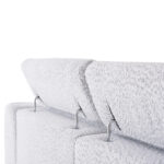 ΚΑΝΑΠΕΣ ΔΕΞΙΑ ΓΩΝΙΑ 3Θ ΜΕ RECLINE VALENTE HM3317.01R ΑΝΟΙΧΤΟ ΓΚΡΙ ΥΦΑΣΜΑ 275x160x104Yεκ - Image 8