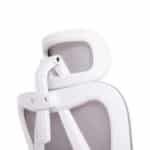 ΚΑΡΕΚΛΑ ΓΡΑΦΕΙΟΥ MEXER HM1195.02 ΓΚΡΙ MESH-PP ΒΑΣΗ-ΣΚΕΛΕΤΟΣ ΛΕΥΚΟΣ 68x70x136Υεκ. - Image 8