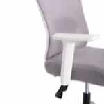 ΚΑΡΕΚΛΑ ΓΡΑΦΕΙΟΥ MEXER HM1195.02 ΓΚΡΙ MESH-PP ΒΑΣΗ-ΣΚΕΛΕΤΟΣ ΛΕΥΚΟΣ 68x70x136Υεκ. - Image 9
