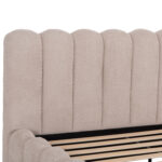 ΚΡΕΒΑΤΙ ΔΙΠΛΟ MARIUS HM759.03 ΜΠΕΖ CHENILLE ΥΦΑΣΜΑ-- ΓΙΑ ΣΤΡΩΜΑ 160x200εκ - Image 7