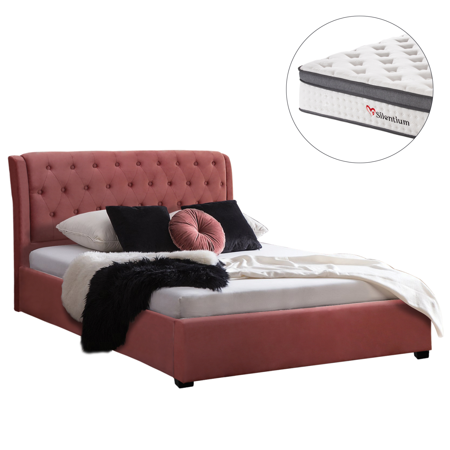 krebati-diplo-me-stroma-fb91074812-sapio ΚΡΕΒΑΤΙ ΔΙΠΛΟ ΜΕ ΣΤΡΩΜΑ ODALYS HM10748.12 ΣΑΠΙΟ ΜΗΛΟ ΒΕΛΟΥΔΟ--ΣΤΡΩΜΑ 150x200εκ - Image 1