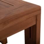 LOUNGE ΣΕΤ KIOTO HM10960 ΤΡΑΠΕΖΑΚΙ & 2 ΠΟΛΥΘΡΟΝΕΣ--ΞΥΛΟ TEAK--ΜΠΕΖ ΜΑΞΙΛΑΡΙΑ - Image 7