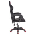 ΠΟΛΥΘΡΟΝΑ GAMING DARREN HM1203.01 ΜΑΥΡΟ-ΚΟΚΚΙΝΟ PVC 58.5x100x120Υεκ. - Image 4