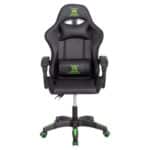 ΠΟΛΥΘΡΟΝΑ GAMING DARREN HM1203.03 ΜΑΥΡΟ-ΠΡΑΣΙΝΟ PVC 58.5x100x120Υεκ. - Image 3
