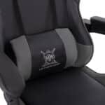 ΠΟΛΥΘΡΟΝΑ GAMING DARREN HM1203.10 ΜΑΥΡΟ-ΓΚΡΙ PVC 60x60x120Υεκ. - Image 8