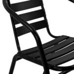 ΣΕΤ ΤΡΑΠΕΖΑΡΙΑΣ 3ΤΜΧ LAURA HM10467.03 ΚΑΡΕΚΛΕΣ ΜΕΤΑΛ. & ΑΛΟΥΜ. & ΤΡΑΠΕΖΙ Φ60εκ ΜΑΥΡΟ - Image 7